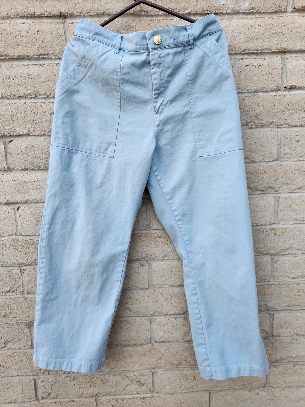 Big Bud Press Light Blue Cotton Work Pants Lg